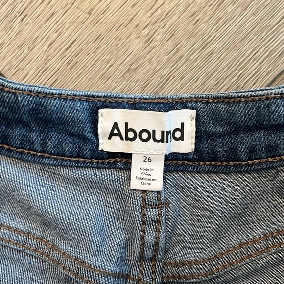 Abound mom jeans size 26 - Picture 3 of 5